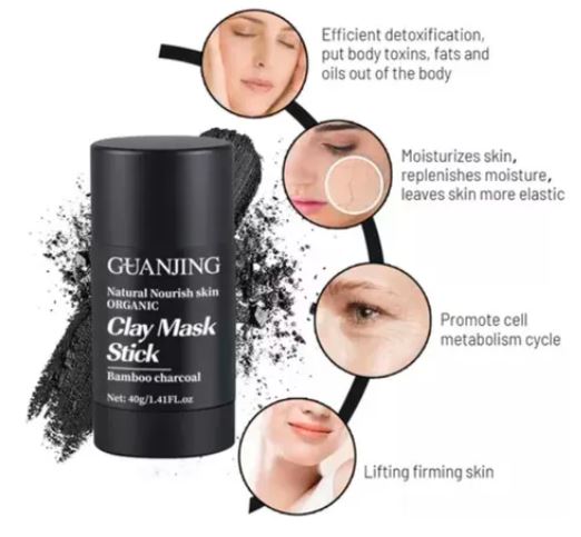 Mascarilla Facial De Arcilla Carbon de Bambu