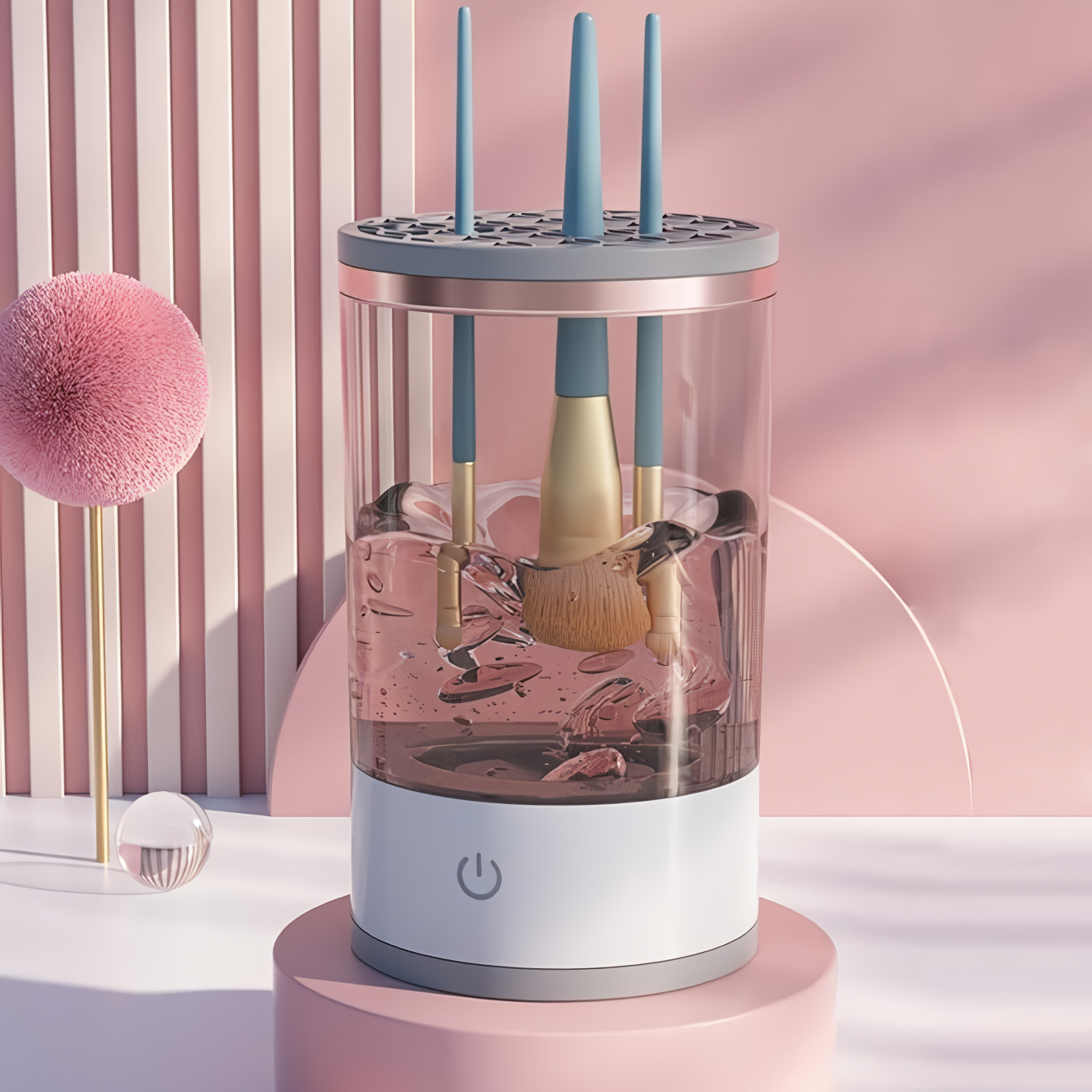 Limpiador Eléctrico de Brochas de Maquillaje – Eficiencia, Cuidado y Profesionalismo